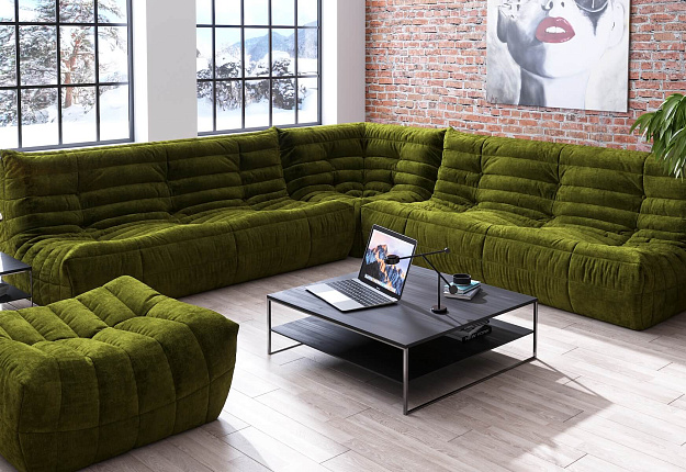 Диван трансформер ДеФранс от Gliver, бескаркасный модульный диван, на заказ с доставкой по России